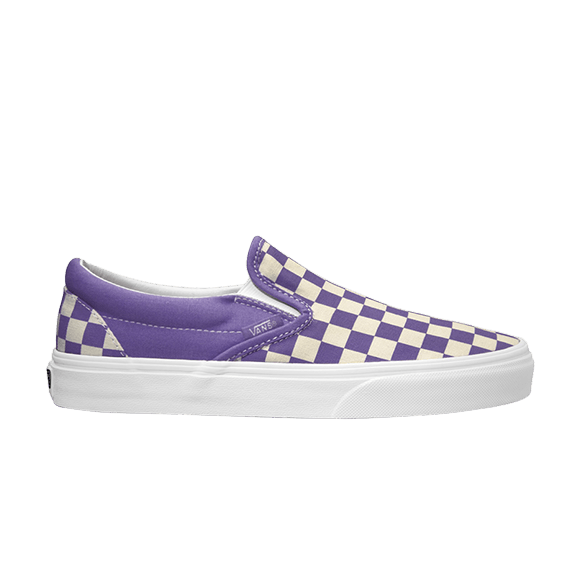 Classic Slip-On Checkerboard Passion Flower