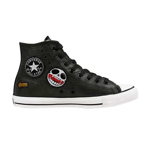 Gorillaz x Chuck Taylor All Star Leather Motorcycle Hi 'Black'