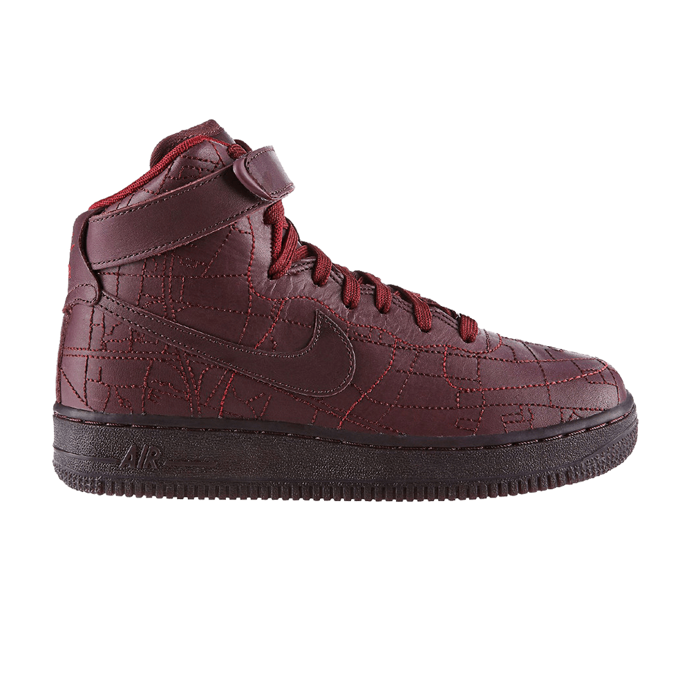 Pre-owned Nike Wmns Air Force 1 Hi Fw Qs 'shanghai' In Red