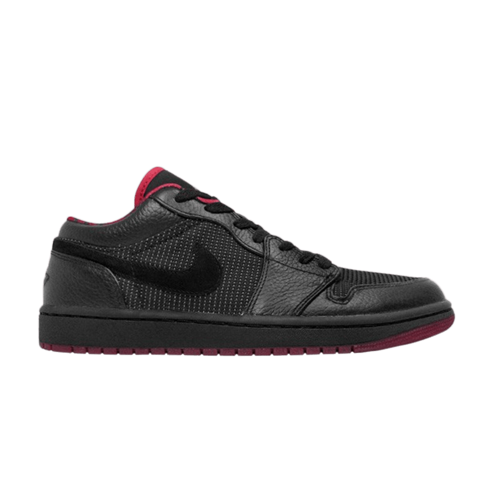 Air Jordan 1 Retro Low 'Black Silver Red'