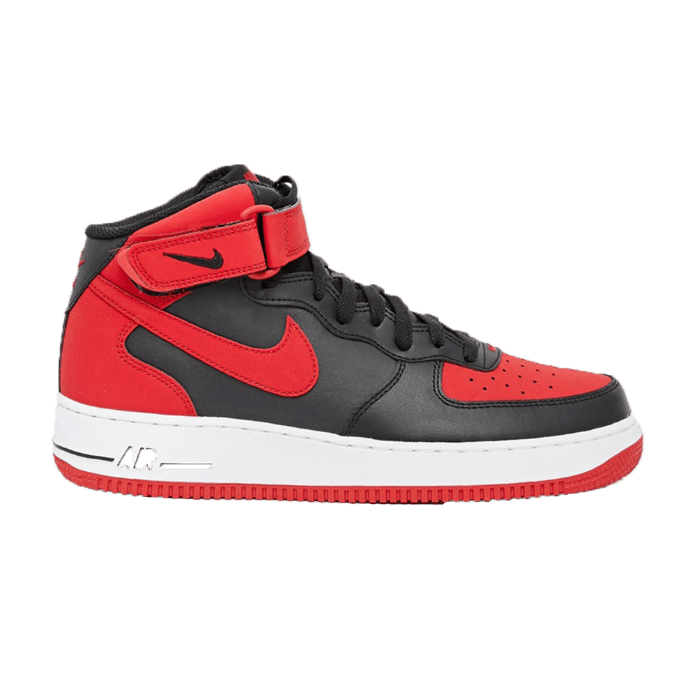 Air Force 1 Mid '07 'Black Gym Red'