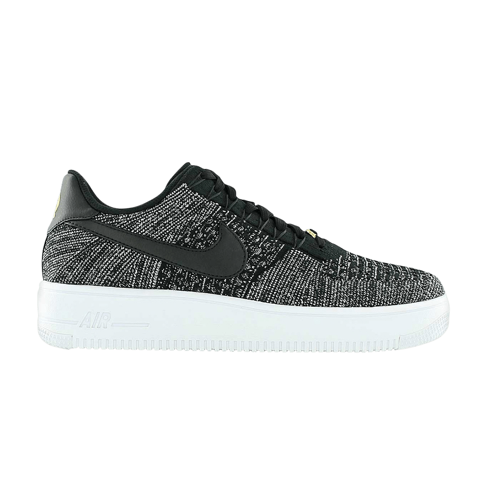 Pre-owned Nike Air Force 1 Flyknit 'quai 54' In Black