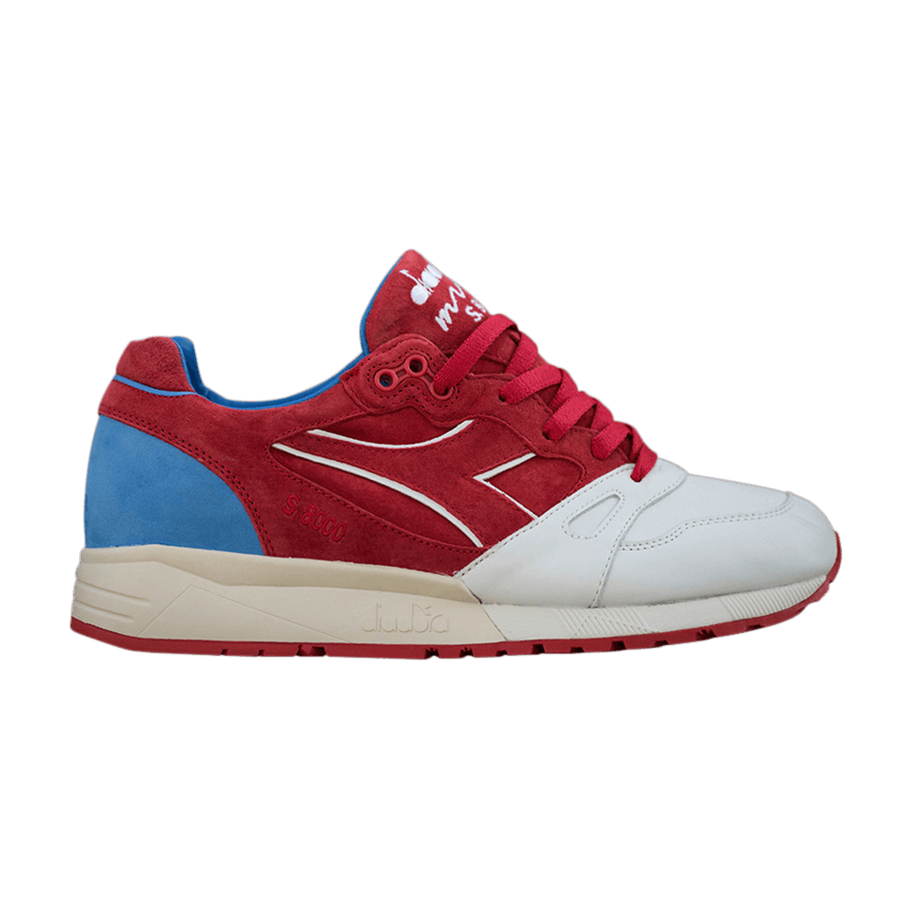 Pre-owned Diadora Bait X Dreamworks X S8000 'where's Wally' In Red