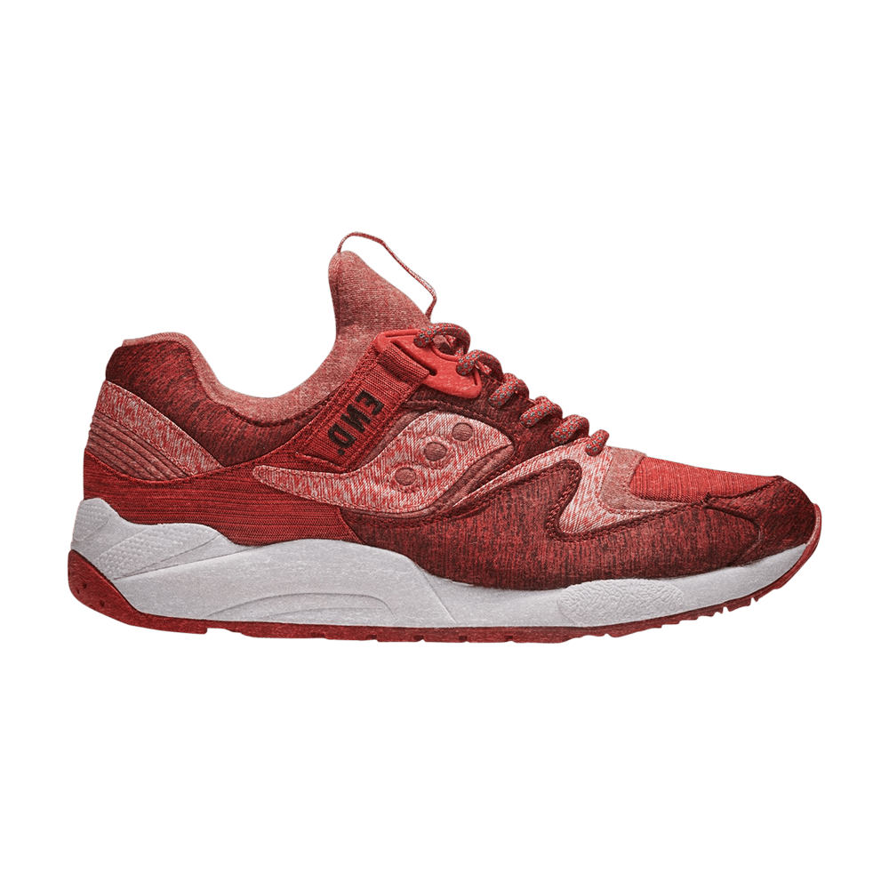 End x Saucony Grid 9000 'Red Noise'