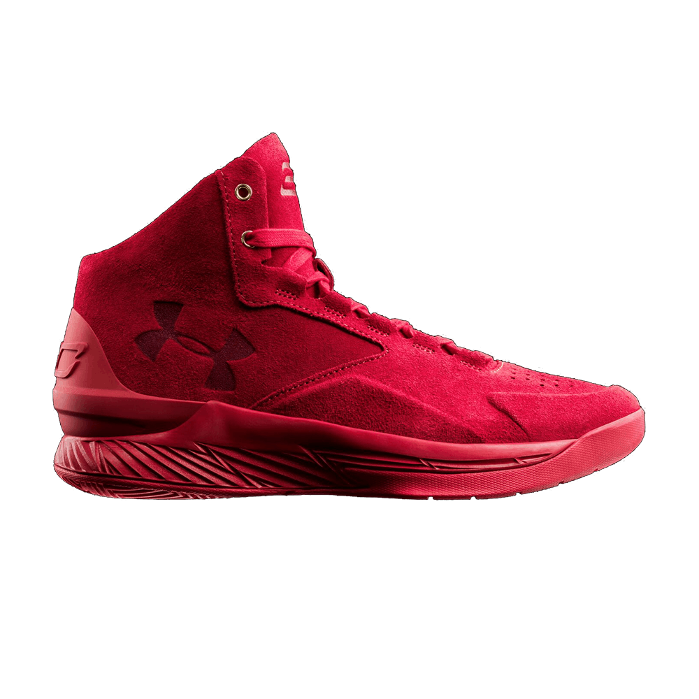 Curry 1 Lux Mid Suede 'Triple Red'