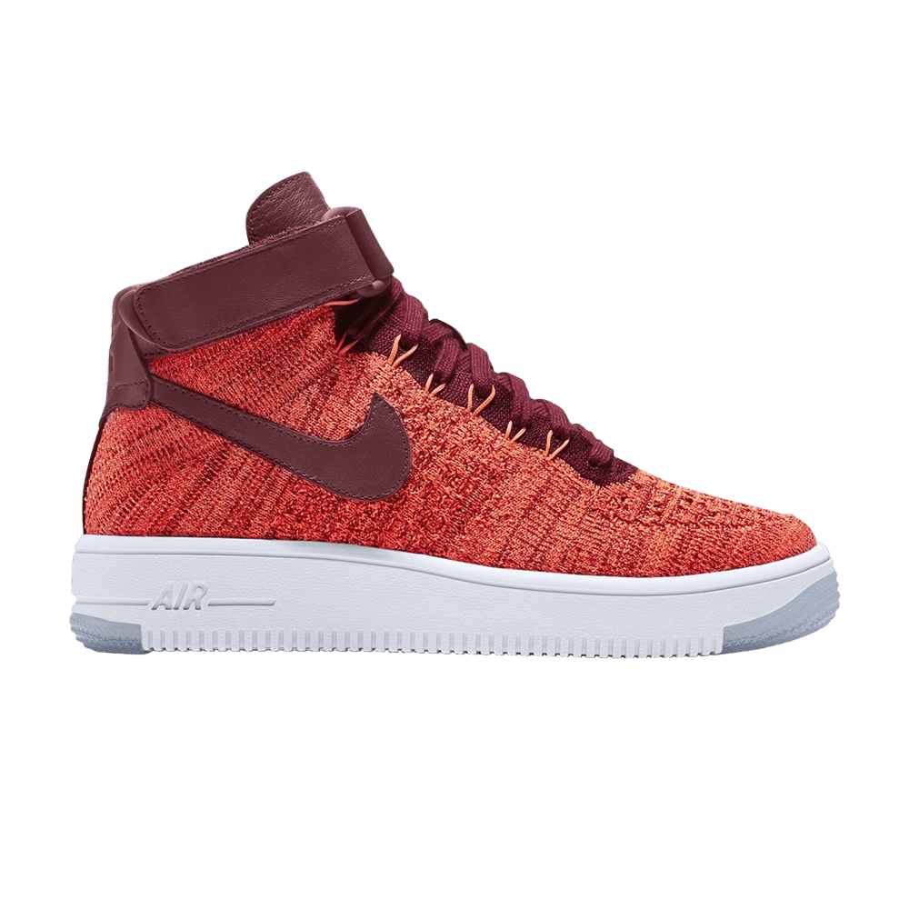 Wmns Air Force 1 Flyknit 'Total Crimson'