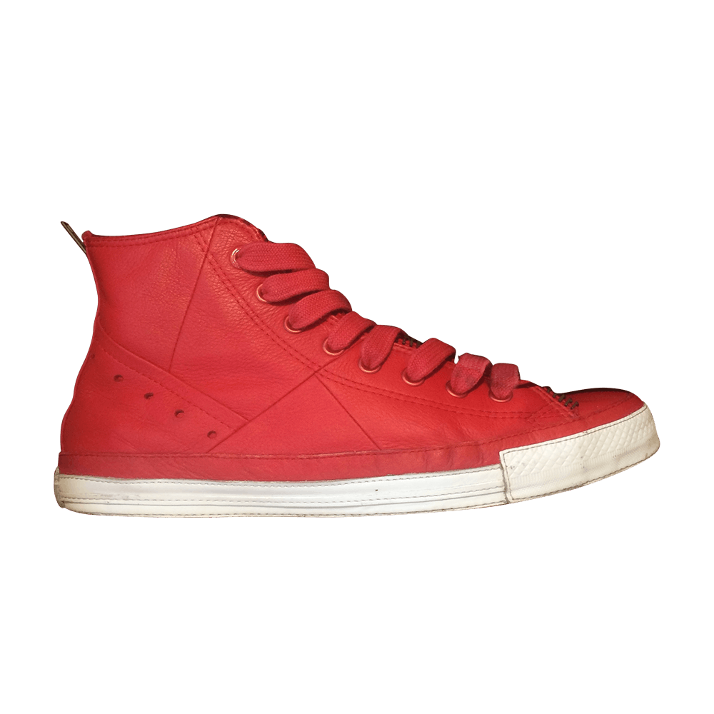 Chuck Taylor All Star Motor Jacket Leather Hi 'Varsity Red'