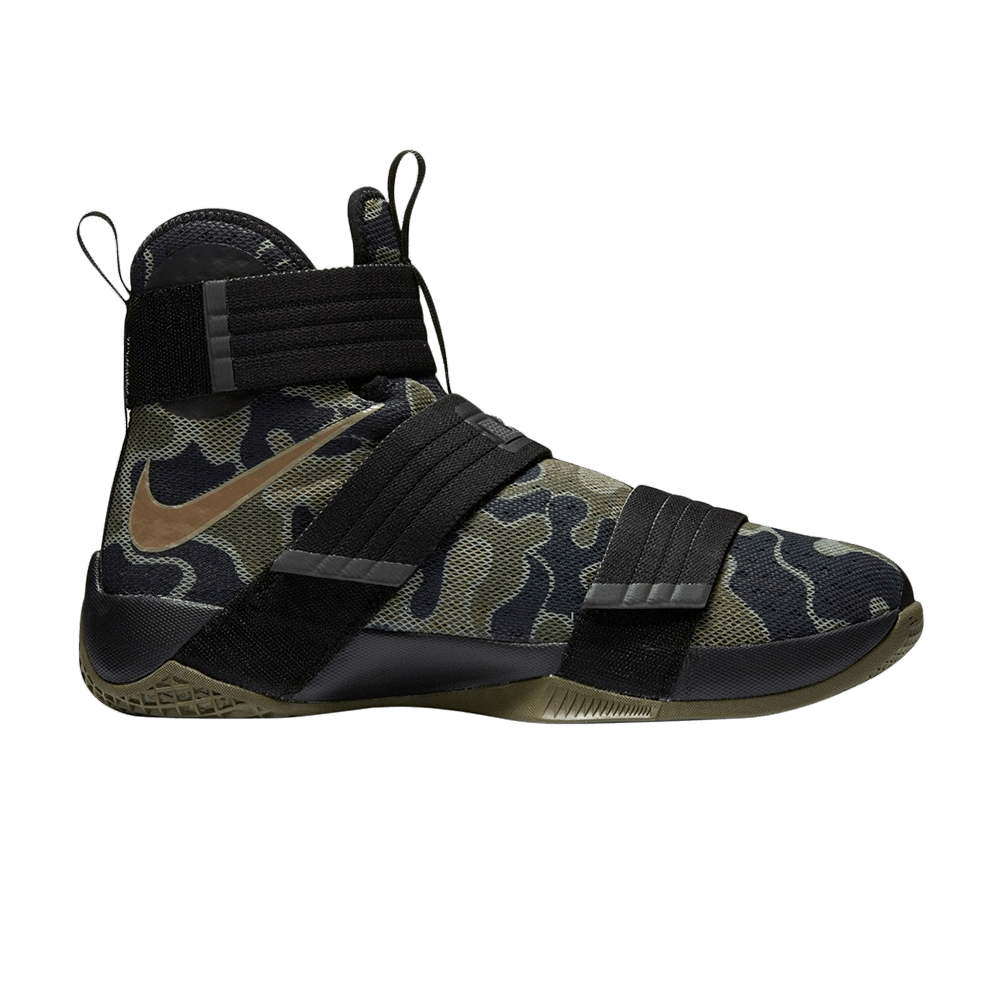 Zoom LeBron Soldier 10 'Army Camo'