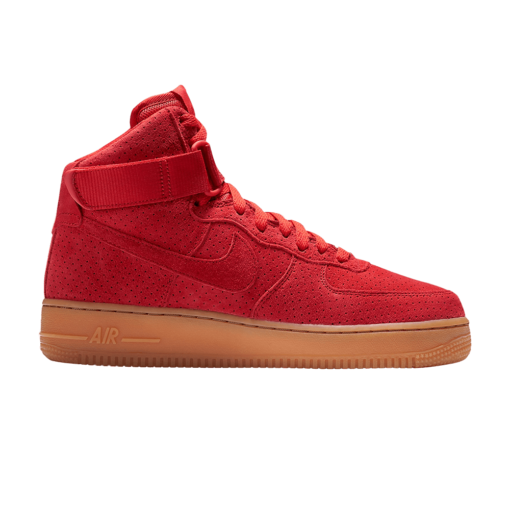 Wmns Air Force 1 Hi Suede 'University Red'
