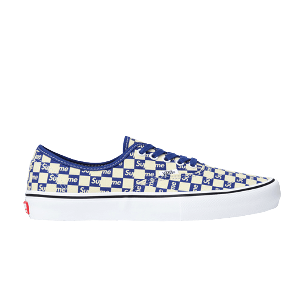 vans x supreme checkered