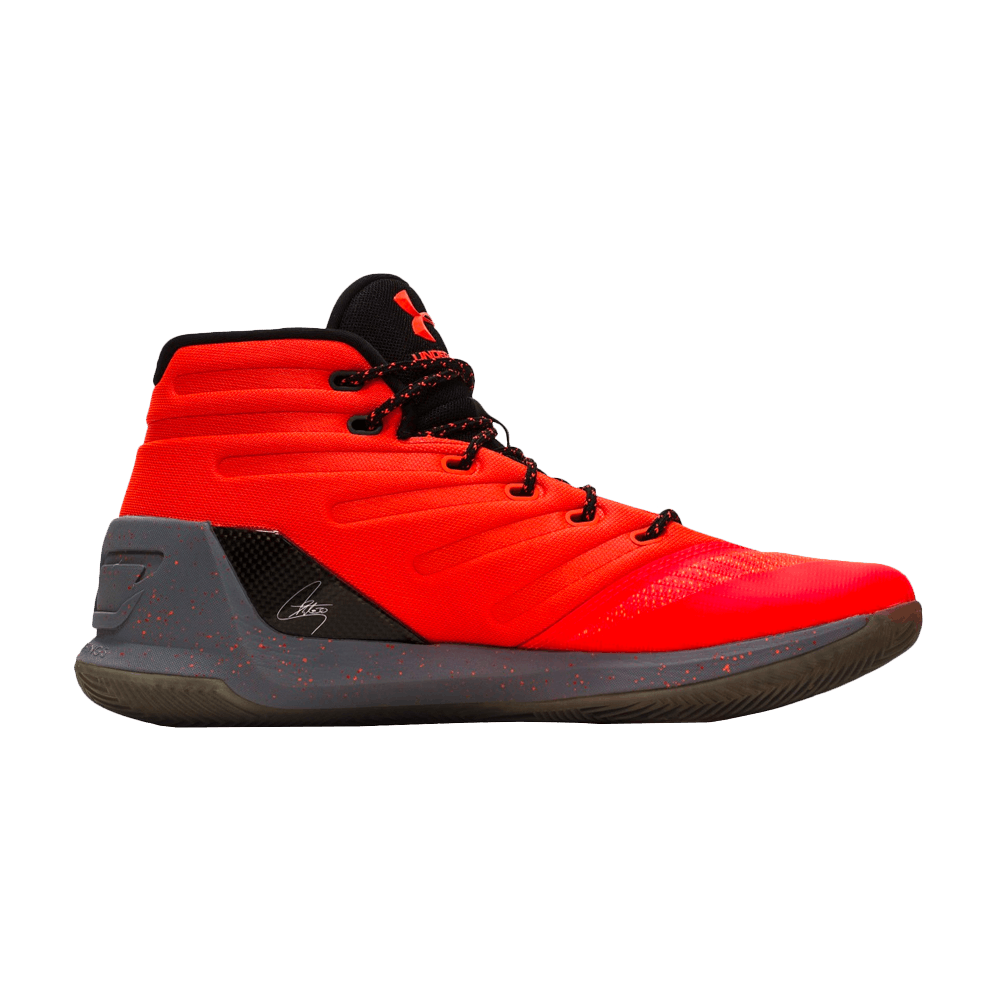 curry 3 kids orange