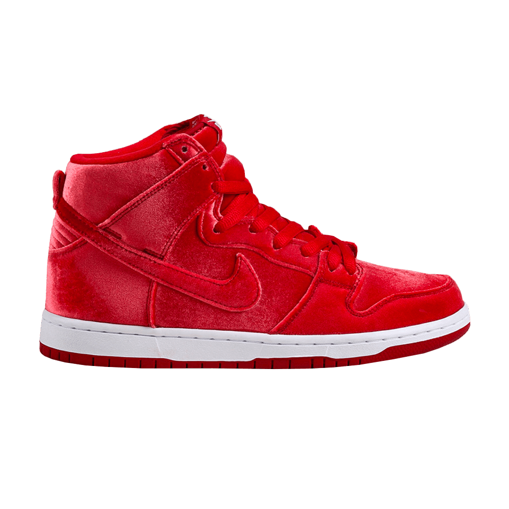 SB Dunk High PRM 'Red Velvet' - Nike - 313171 661 | GOAT