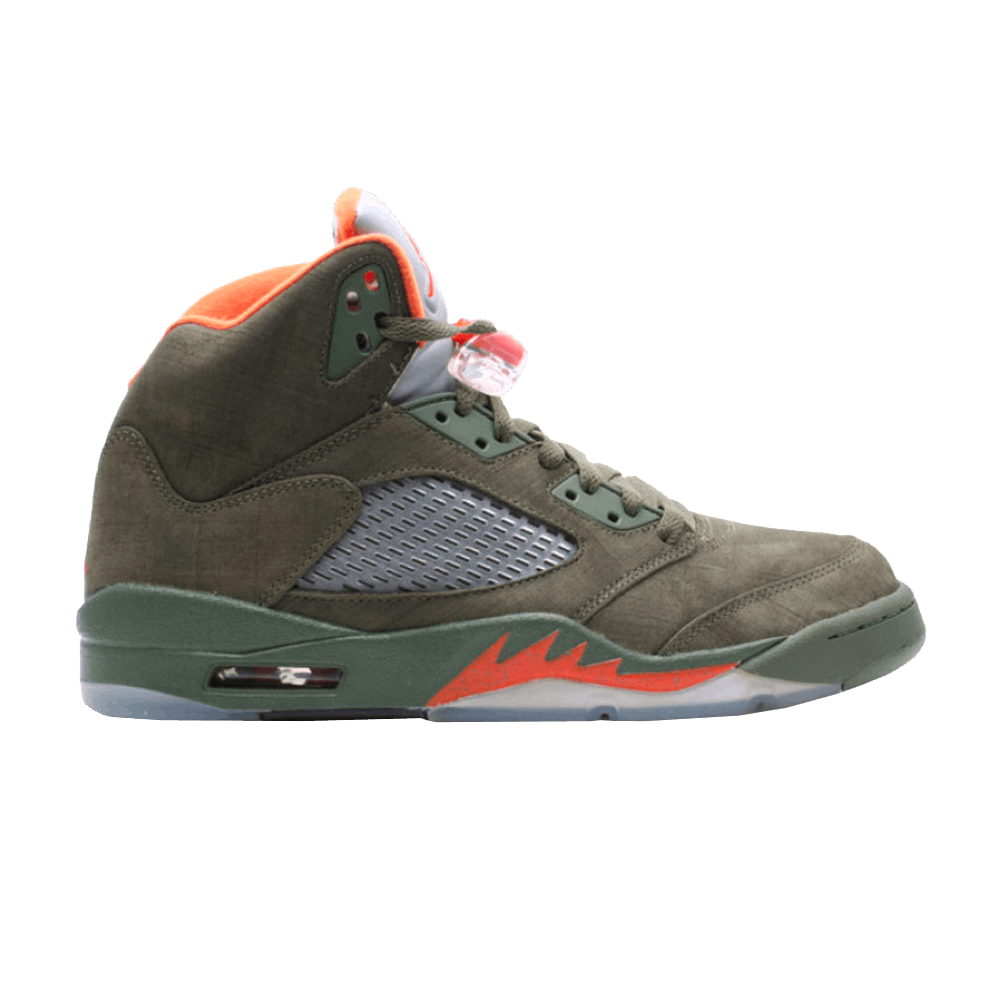 jordan retro 5 olive green