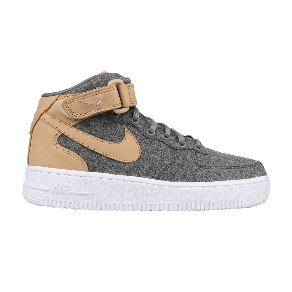 Wmns Air Force 1 07 Mid Leather Premium 'Cool Grey'