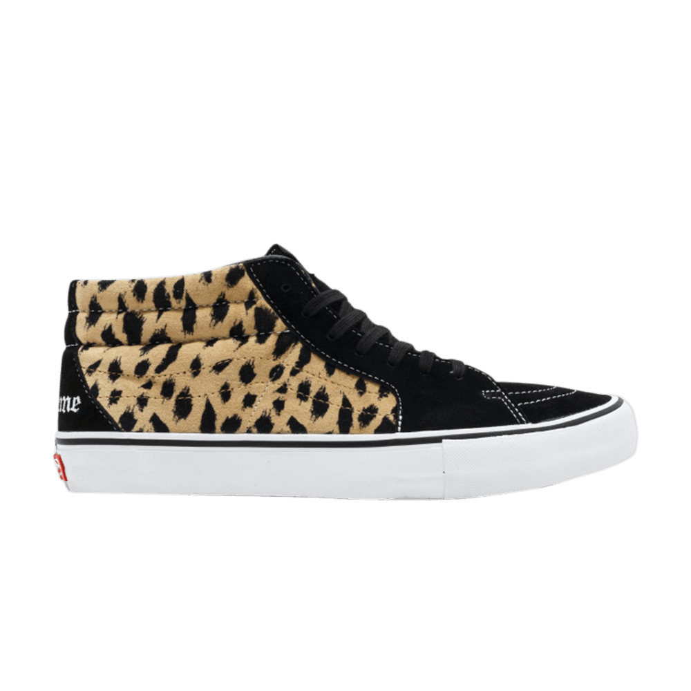 Supreme x Sk8-Mid Pro 'Cheetah Velvet'