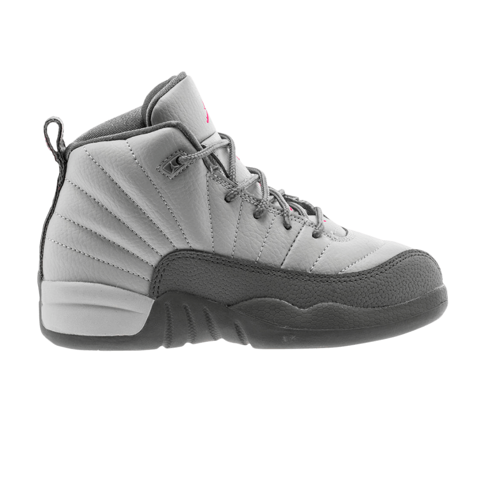 Air Jordan 12 Retro PS 'Wolf Grey Vivid Pink'