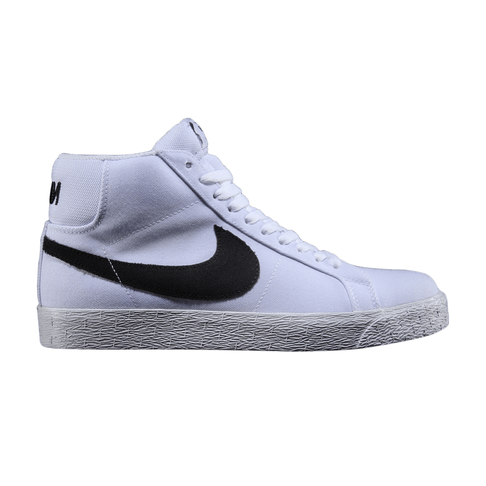 SB Zoom Blazer Mid Canvas 'White Black Gum'