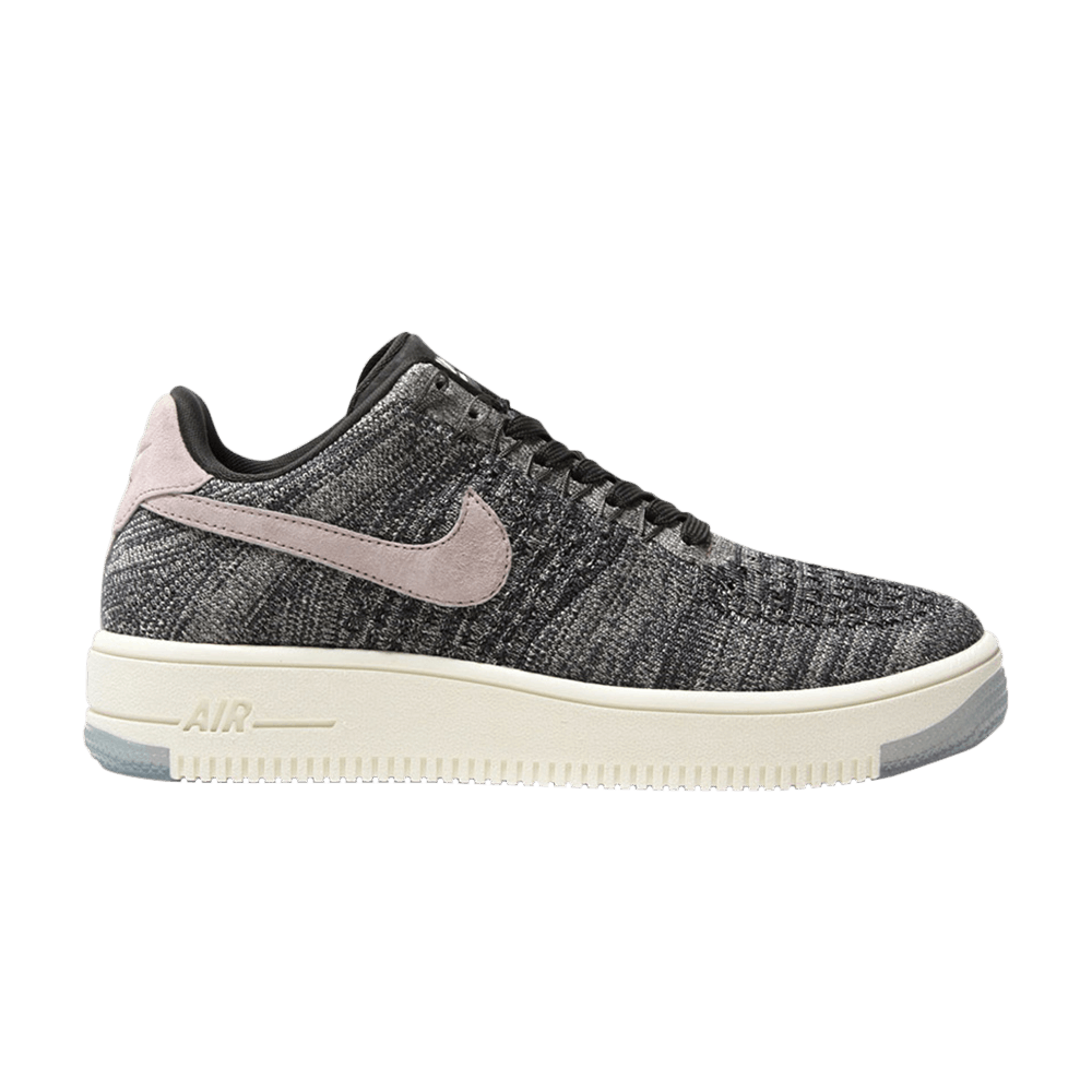 Pre-owned Nike Wmns Air Force 1 Flyknit Low In Grey