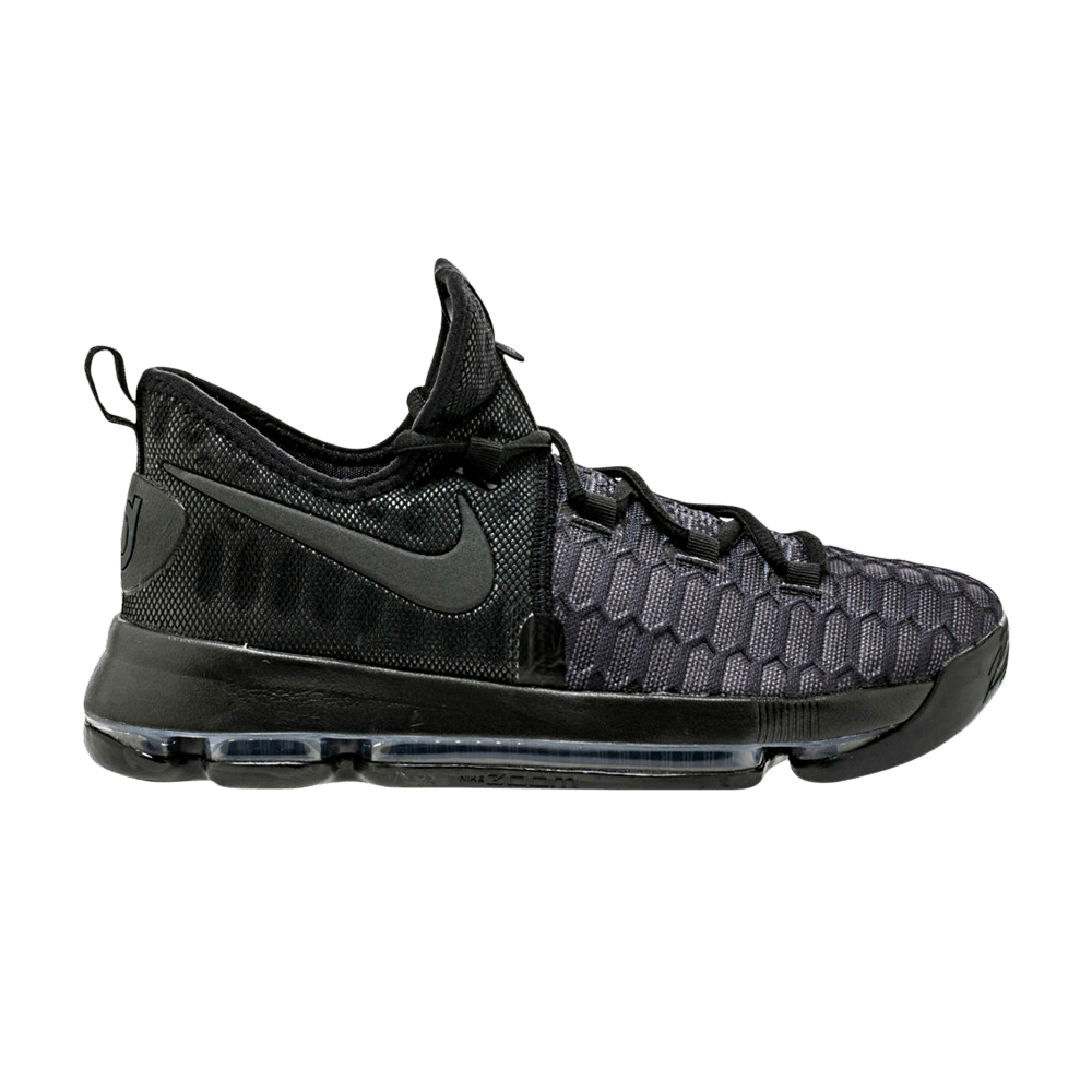 Pre-owned Nike Kd 9 Gs 'black Space'