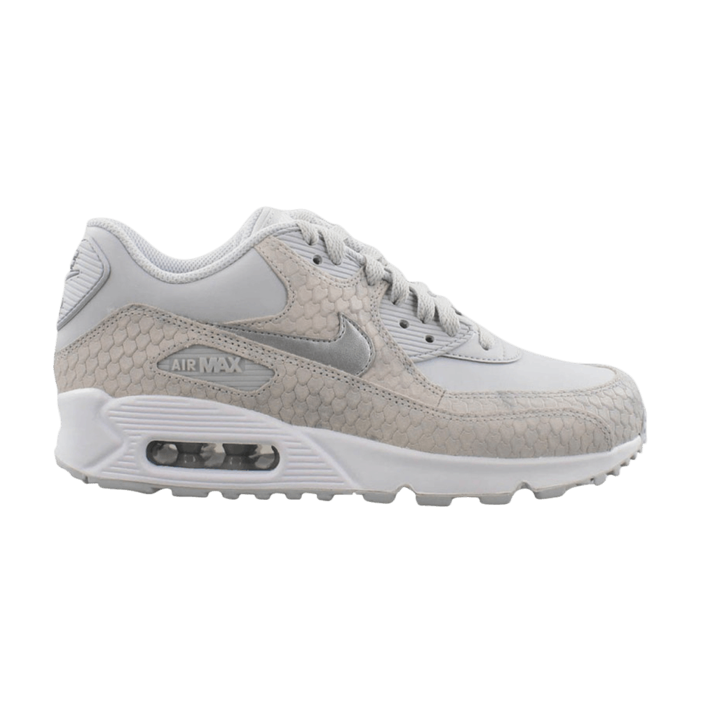 Wmns Air Max 90 Premium 'Grey Snakeskin'