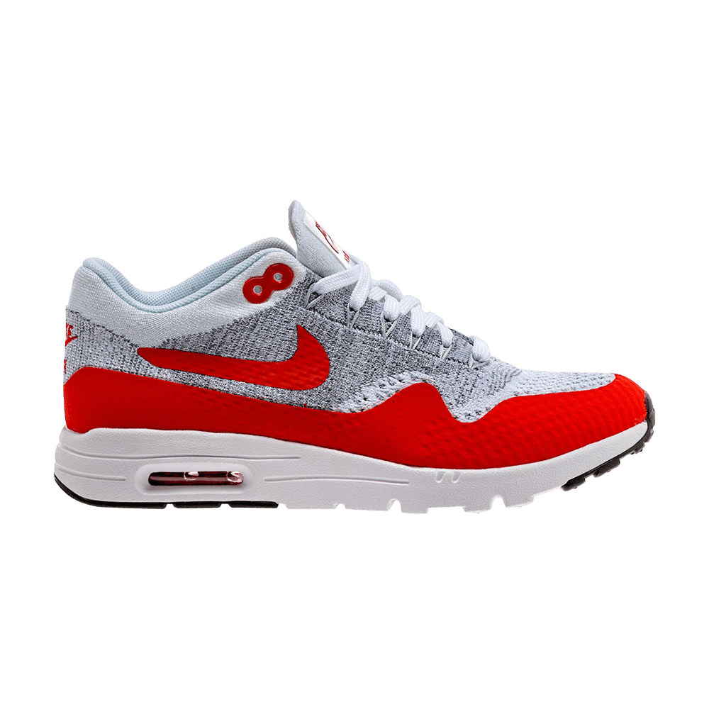 Wmns Air Max 1 Ultra Flyknit 'White University Red'