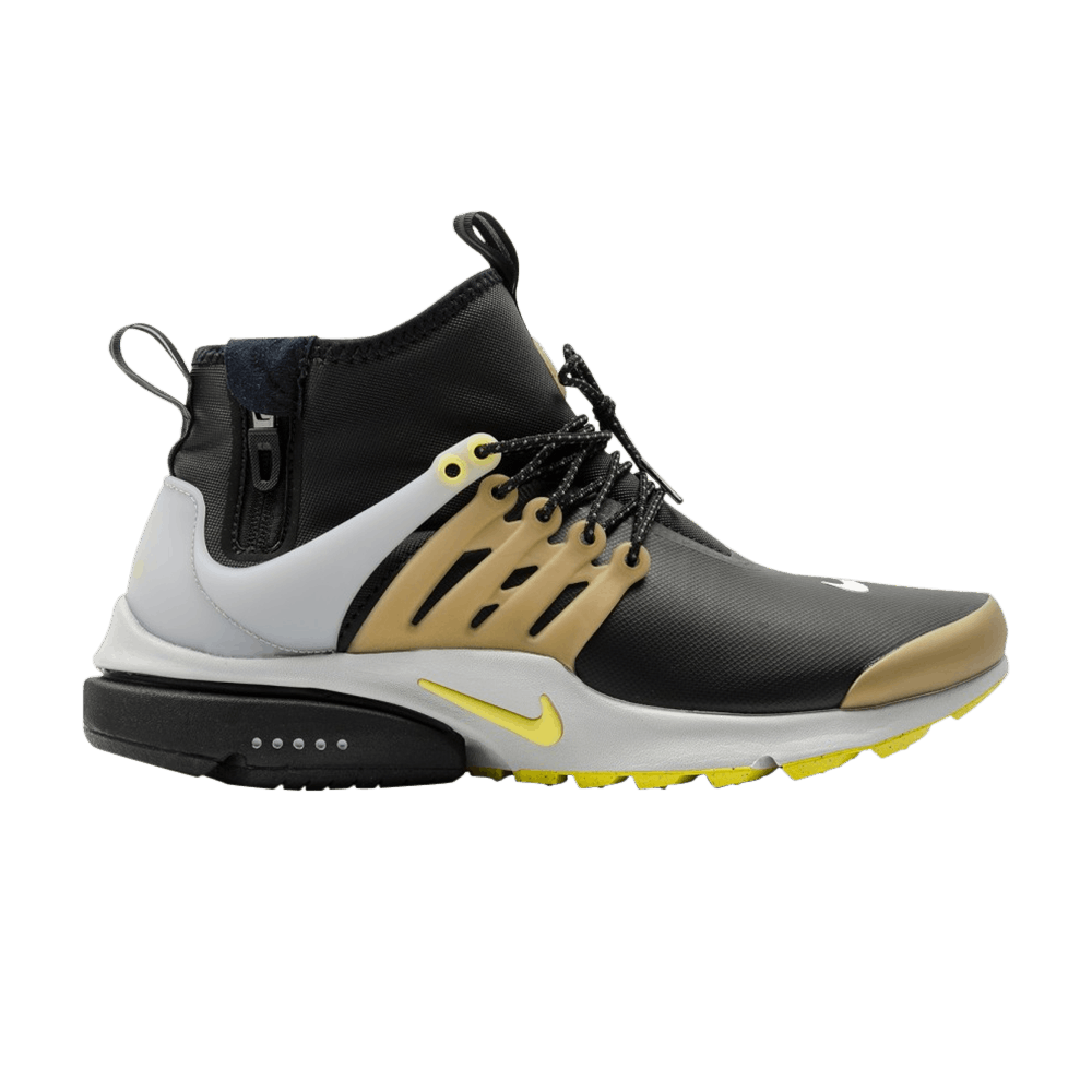 Air Presto Mid Utility 'Black Yellow Streak'