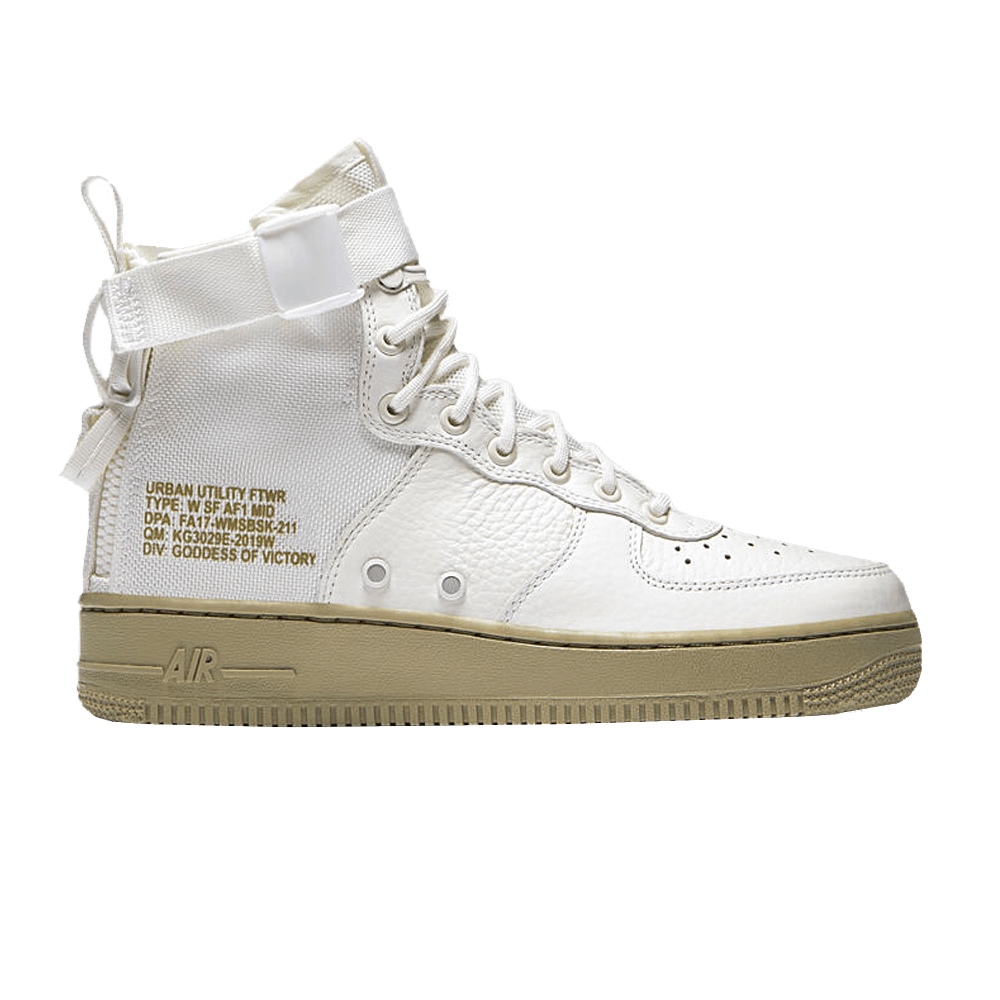 Wmns SF Air Force 1 Mid 'Olive Ivory'