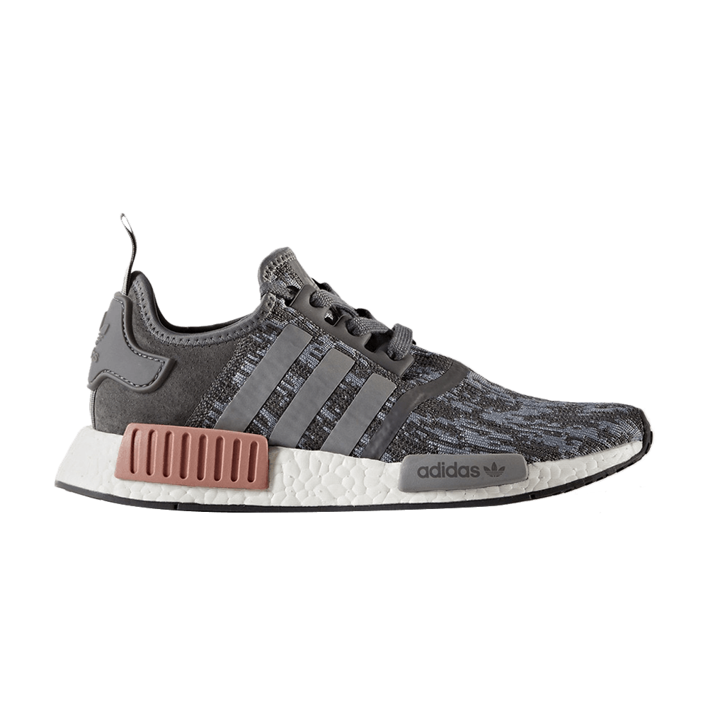 Wmns NMD_R1 'Heather Grey Raw Pink'