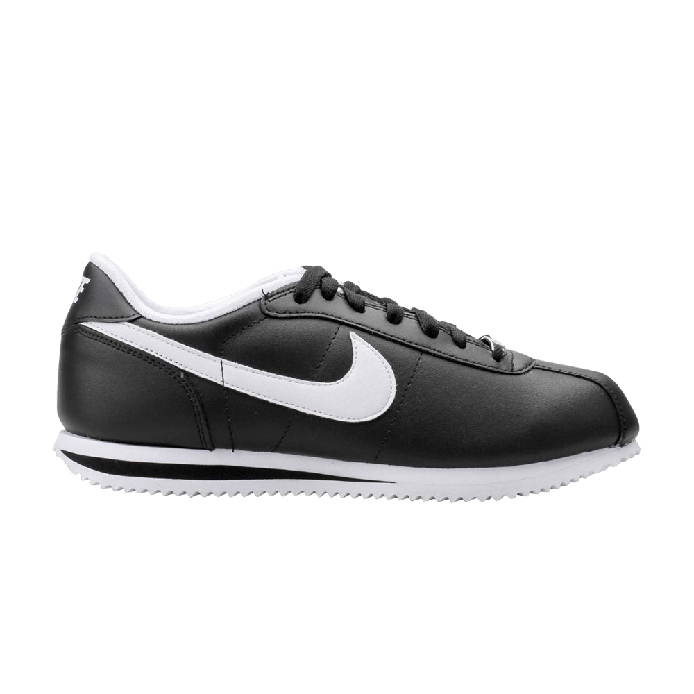 Cortez Basic Leather 'Black White'