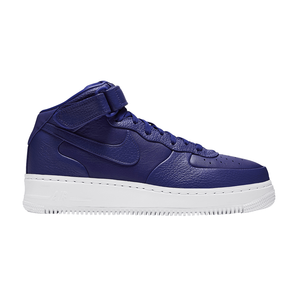 Pre-owned Nike Lab Air Force 1 Mid In Blue