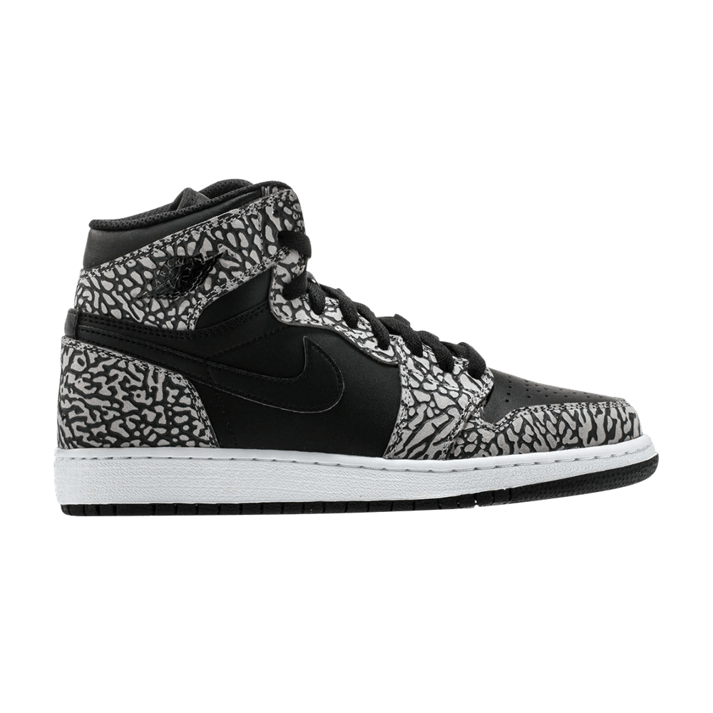 Air Jordan 1 Retro High Premium GS 'Black Elephant'