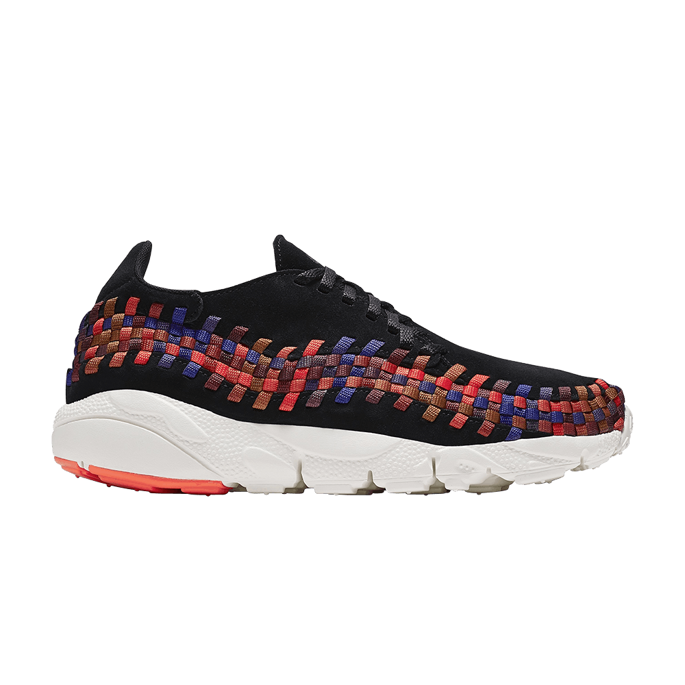 Air Footscape Woven NM 'Black Total Crimson'