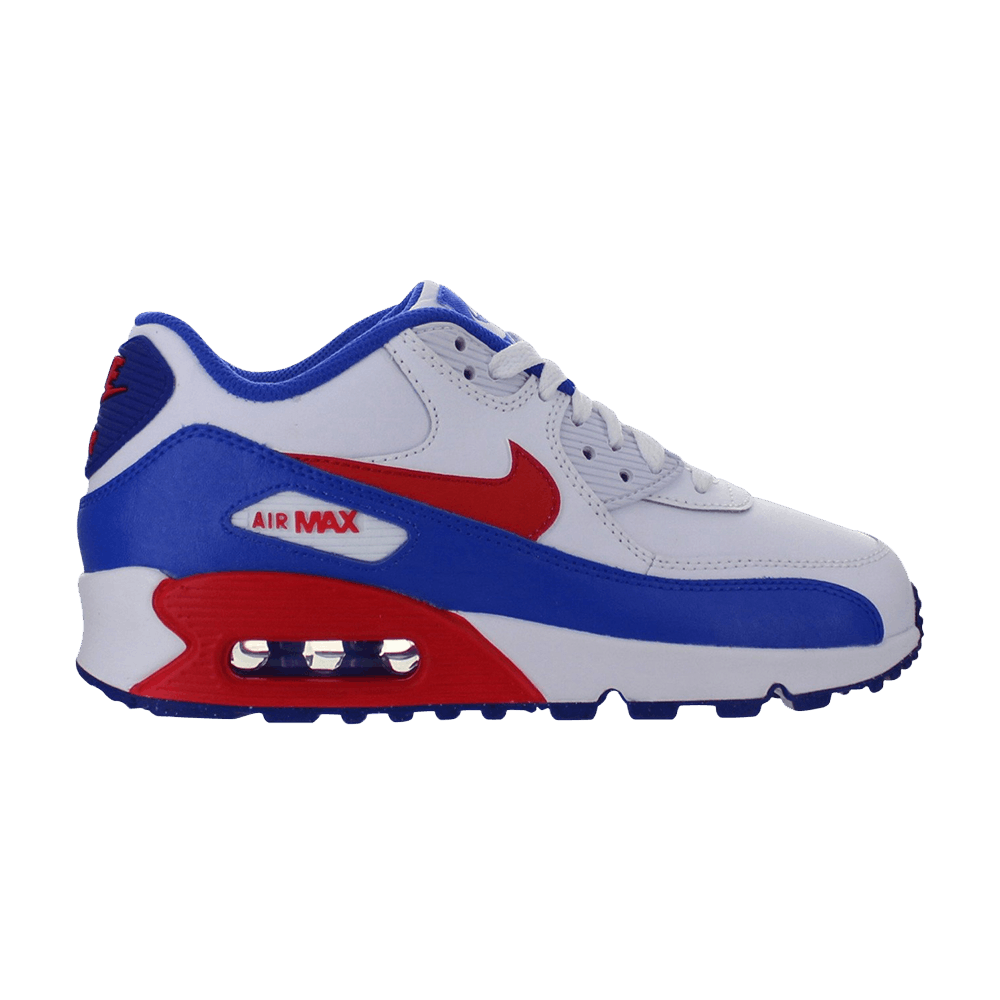 Air Max 90 LTR GS 'White Blue Red'