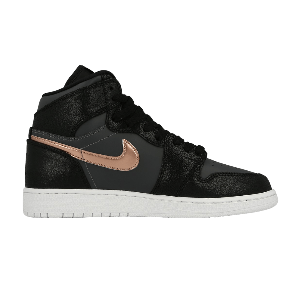 Air Jordan 1 Retro High GS 'Black Metallic Red Bronze'