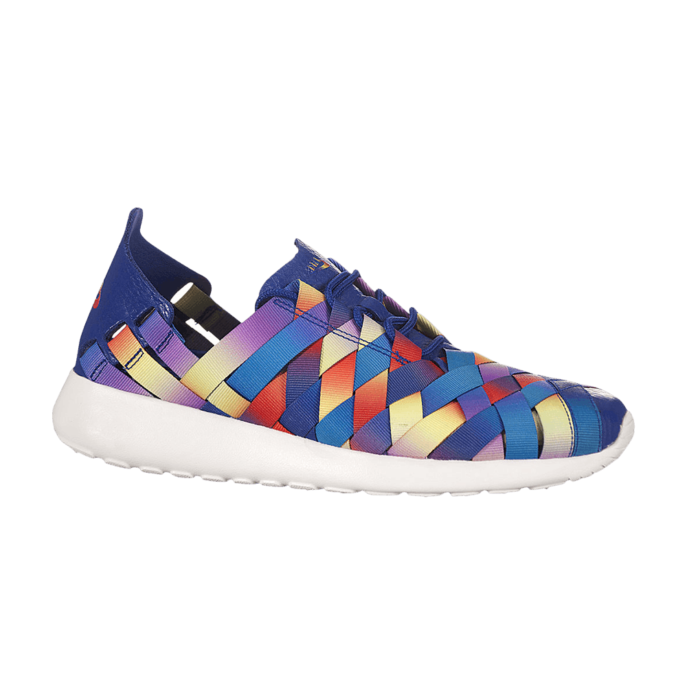 Pre-owned Nike Wmns Roshe Run Woven Premium In Blue