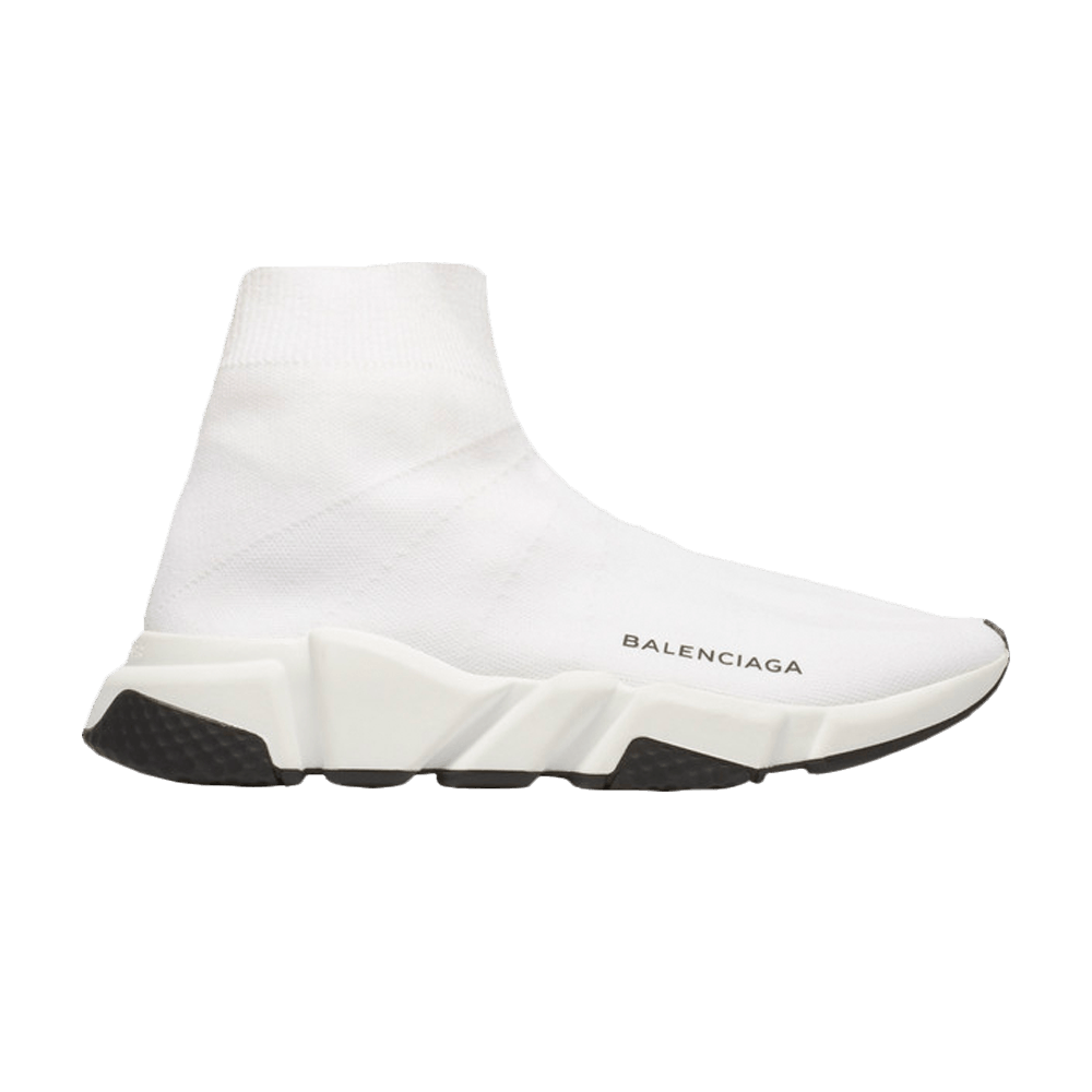 Balenciaga Wmns Speed Trainer Mid 'White Black'