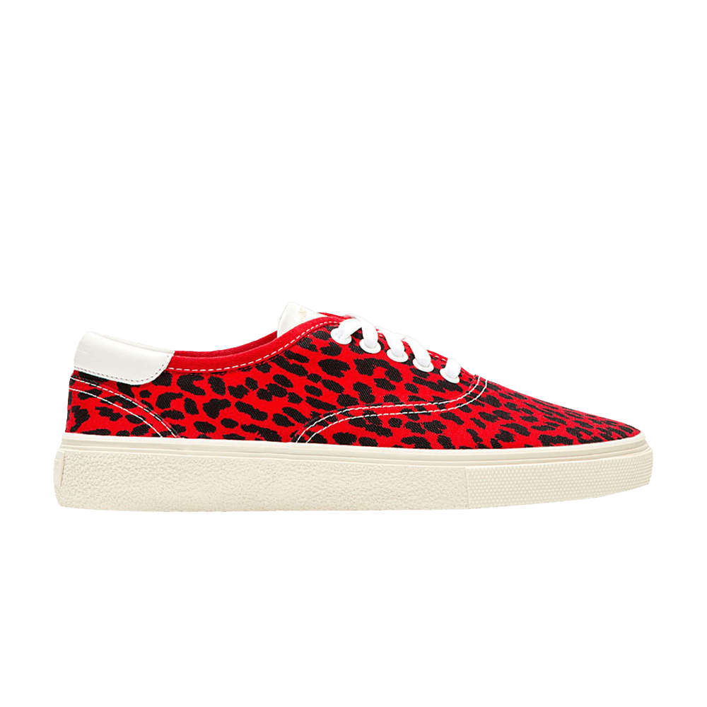 Saint Laurent Skate Lace-Up Sneaker 'Red Canvas Babycat'