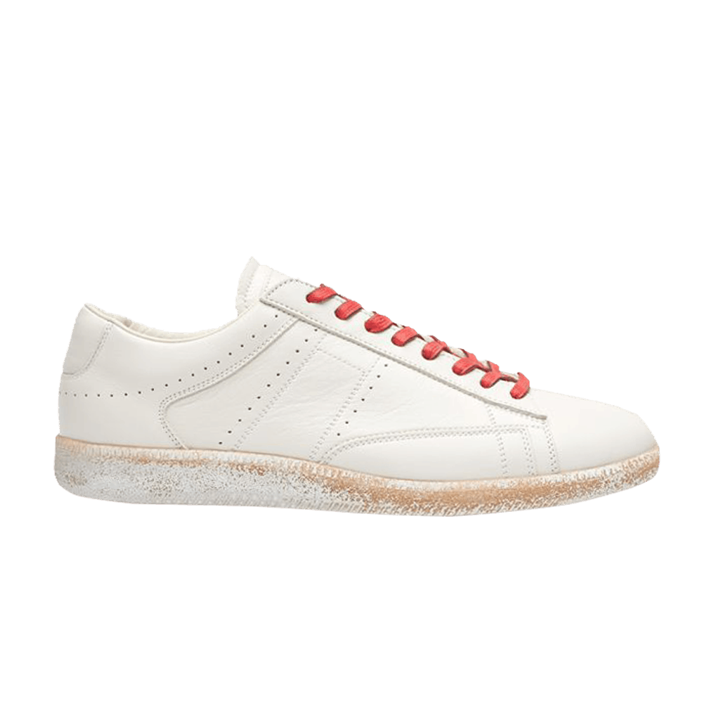 Maison Margiela 22 Ace Low Vintage Sneaker 'White Red'