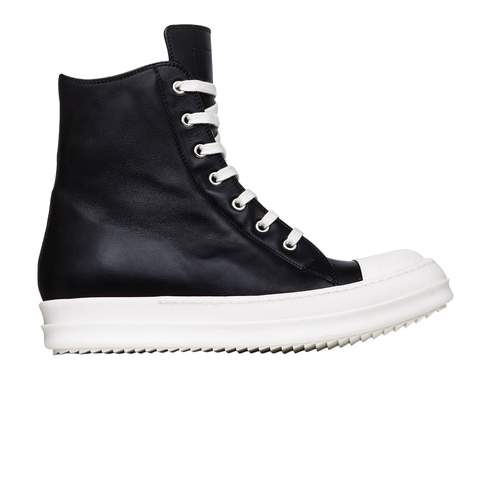 Rick Owens SS18 Dirt Ramone High 'Black Leather'