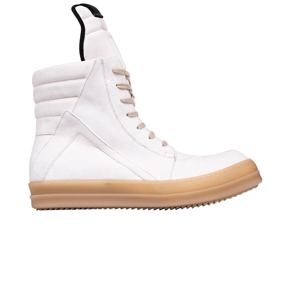 Rick Owens SS18 Dirt Geobasket 'Natural White Leather'