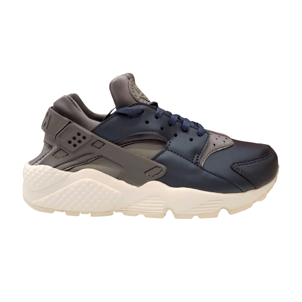 Wmns Air Huarache Run Premium 'Grey Navy'