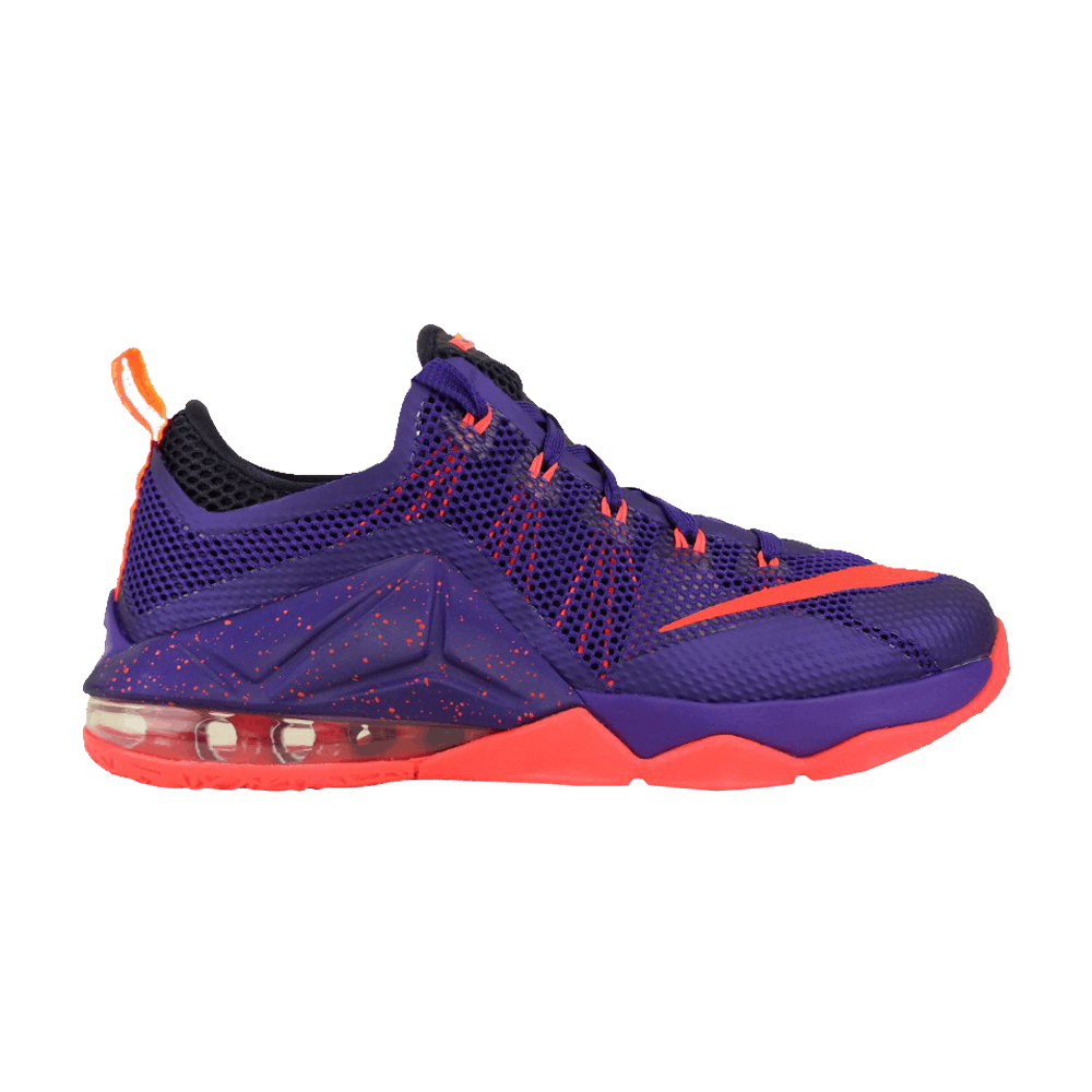 Pre-owned Nike Lebron 12 Low Gs In Purple