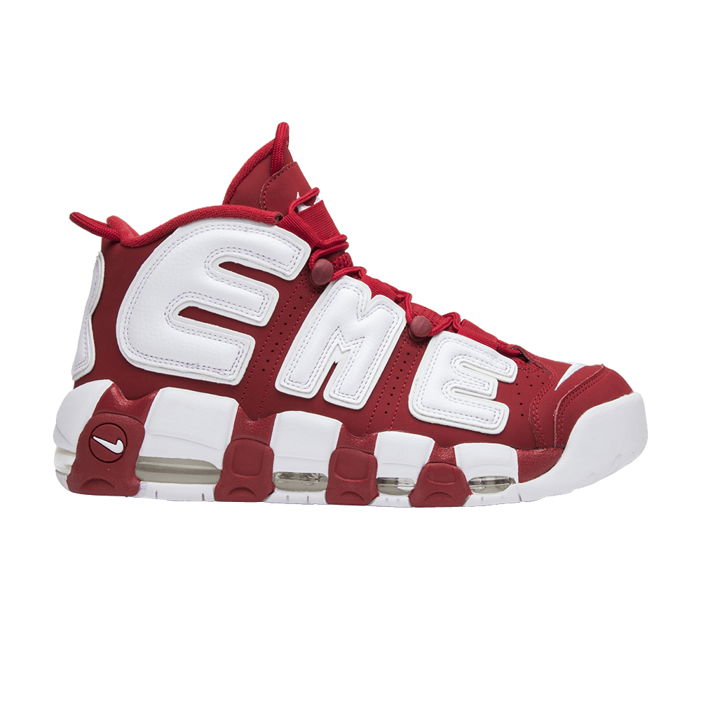 Supreme x Air More Uptempo 'Red'