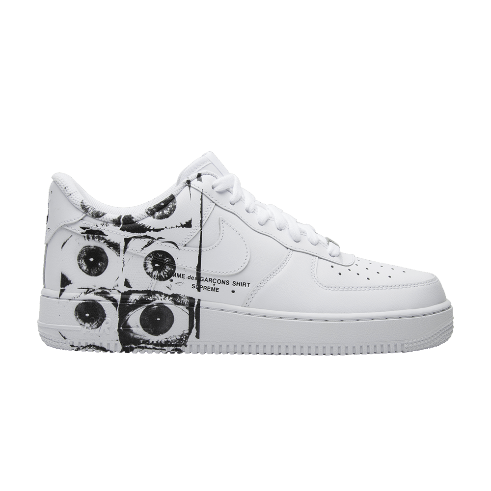 cdg supreme af1 eyes