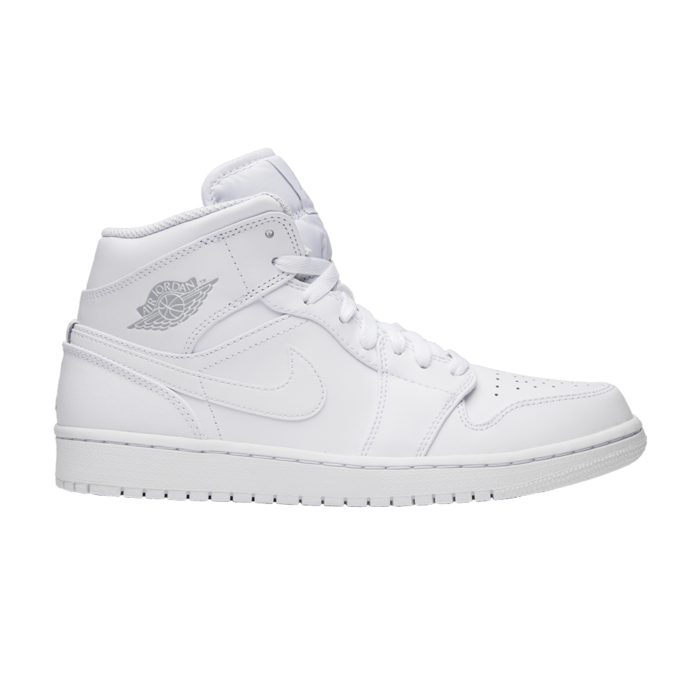 Air Jordan 1 Retro Mid 'Triple White'