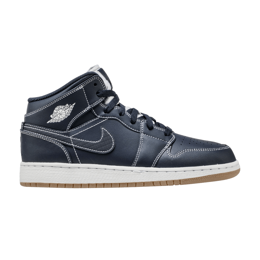 Air Jordan 1 Retro Mid GS 'Obsidian'