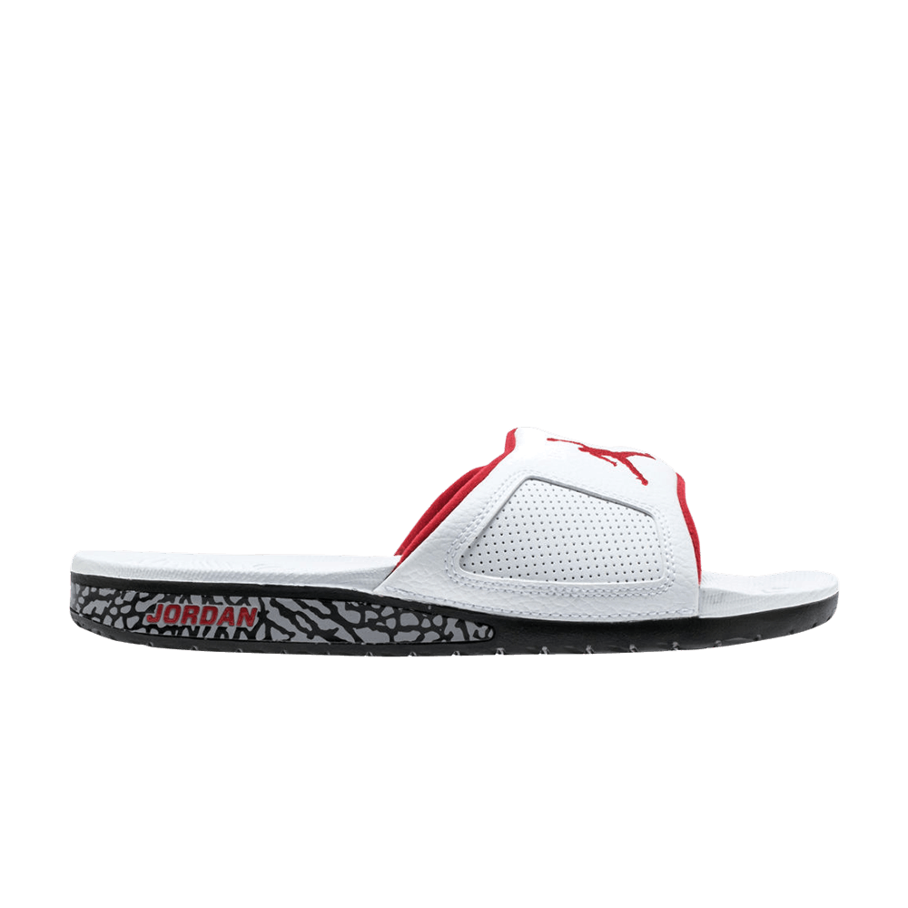 Jordan Hydro 3 Retro Slide 'White University Red' - Air Jordan - 854556 ...