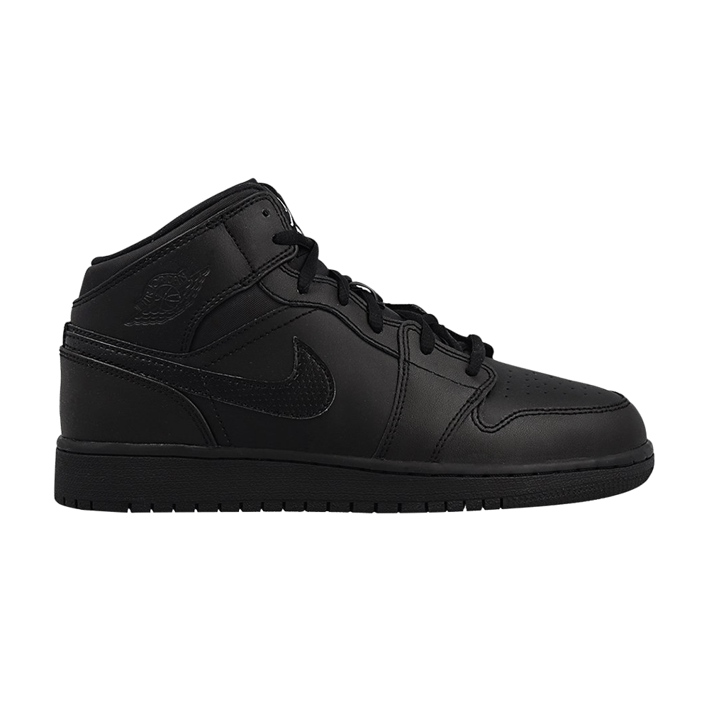 Air Jordan 1 Retro Mid GS 'Black'