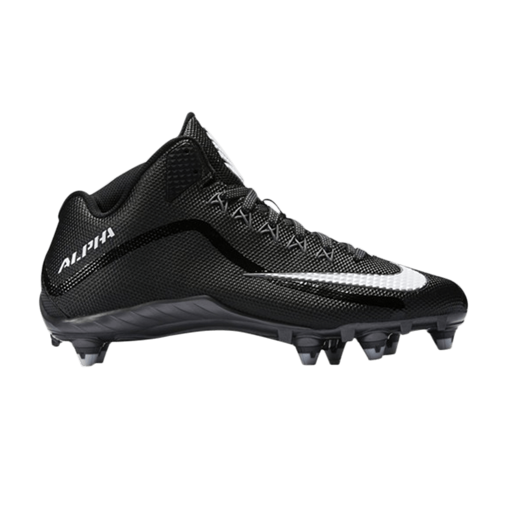 Alpha Pro 2 3/4 D Football Cleat 'Black'