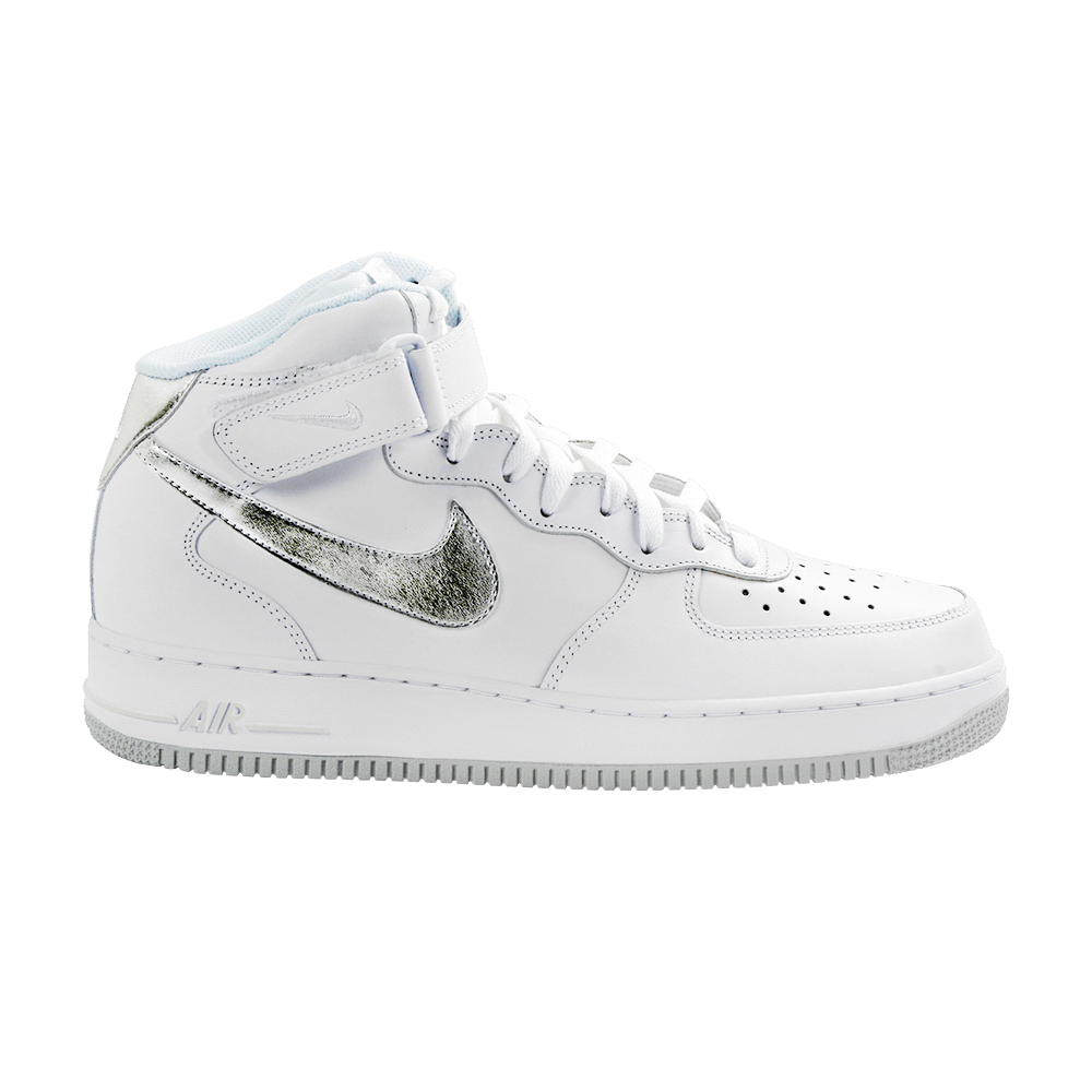 Air Force 1 Mid '07 'White Silver'